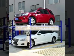 Pengangkat Kendaraan Empat Tiang Listrik Platform Lebar 24 Inci Untuk Perawatan Kendaraan yang Mudah dan Lancar