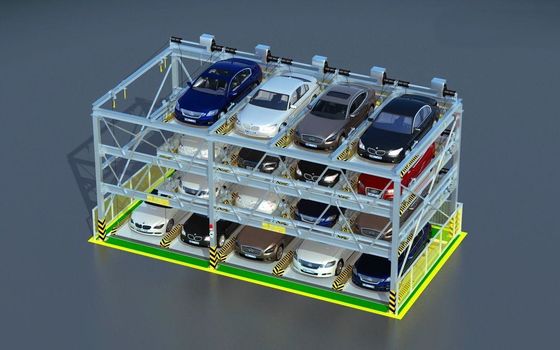 kualitas  2t Automated Multi Level Car Parking 2000kg Automated Car Garage pabrik