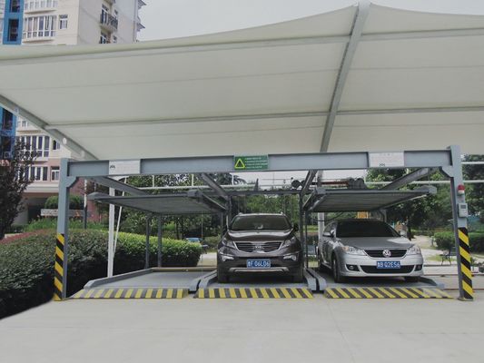 Dua Kolom Hidraulik Mobil Lift Motor 2500kgs Parkir Mobil Hidraulik