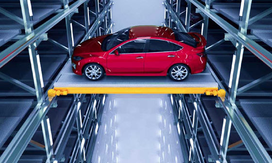 Vertikal Otomatis Parkir Mobil Cerdas 2300kg Tower Parking Car System