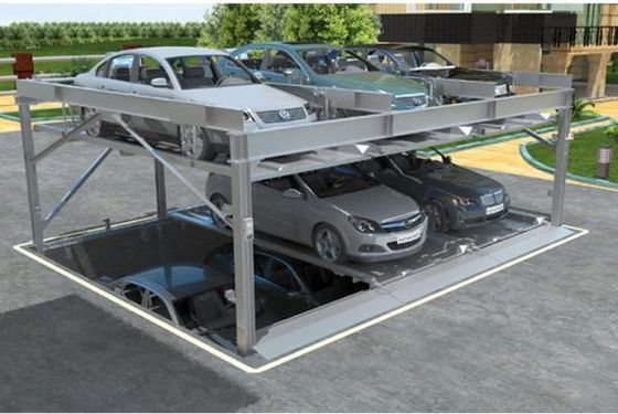 1700kgs Car Stacker Pit Paring Parkir Mobil Mekanis Rumah
