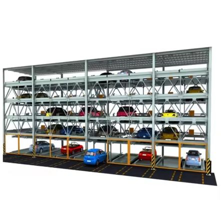 PLC Control Puzzle Sistem Parkir Mobil 2000 Kg Parkir Mobil Rumah