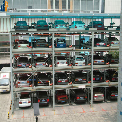 Permukaan dipasang sistem parkir mobil hidrolik 5mX2.5m Platform