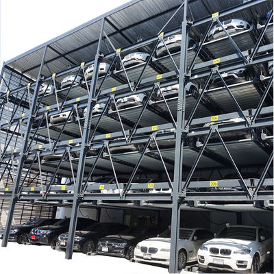 Permukaan dipasang sistem parkir mobil hidrolik 5mX2.5m Platform