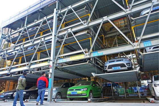 Menyimpan Ruang Puzzle Lift Parking System 2000kgs Parkir Mobil Rumah