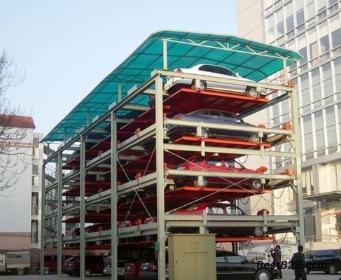 Menyimpan Ruang Puzzle Lift Parking System 2000kgs Parkir Mobil Rumah