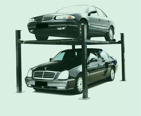 Four Column Hydraulic Lift 72 Inches Lifting Height 220V/60Hz/1Ph Power Requirements and Heavy-Duty Steel Construction