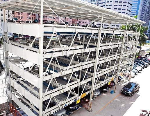 Sistem Parkir Mobil yang Sangat Mekanis 2000kgs Garasi Parkir Otomatis