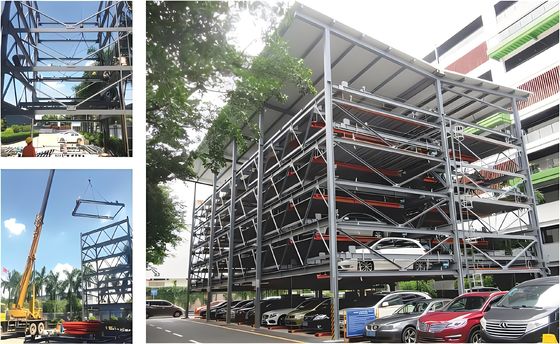 Sistem Parkir Mobil yang Sangat Mekanis 2000kgs Garasi Parkir Otomatis