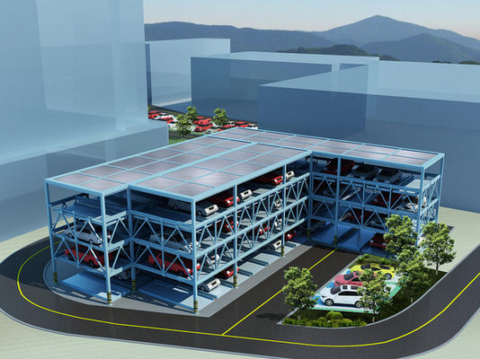 Sistem Parkir Mobil Puzzle Otomatis 2000kg Sistem Parkir Puzzle Lift