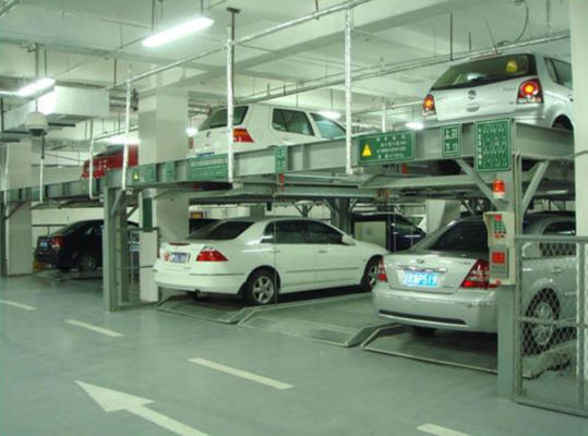 Kendaraan tanpa balok Empat Kolom Lift Hidraulik Pilihan pelanggan