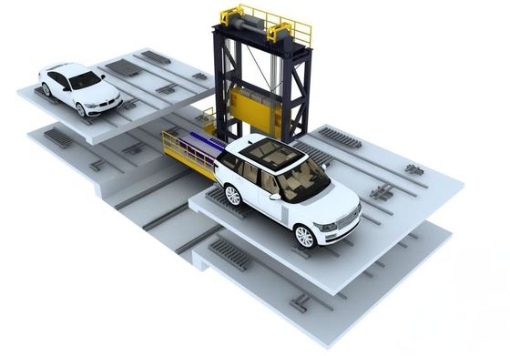 80 Kendaraan Sistem Parkir Mobil Cerdas 10 Tingkat Parkir Mobil Cerdas