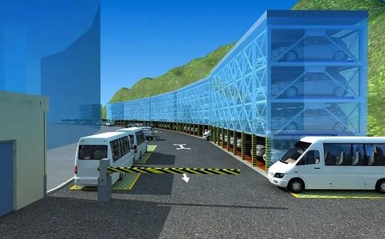 Sistem Parkir Mobil Puzzle Otomatis 2000kg Sistem Parkir Puzzle Lift