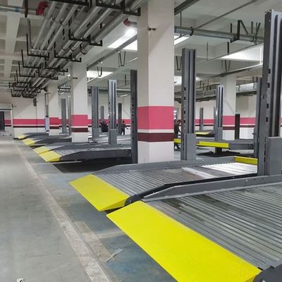 Electric Unlock Two Column Hydraulic Lift dengan kunci keamanan 17 tingkat