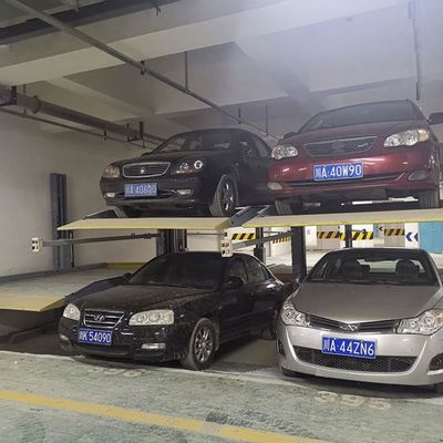 Electric Unlock Two Column Hydraulic Lift dengan kunci keamanan 17 tingkat