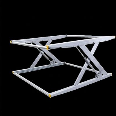 Baja Kekuatan Baja Miring Parkir Sederhana Kapasitas Kendaraan Tunggal Lapisan Cat Bubuk Konstruksi Kokoh Tahan Lama